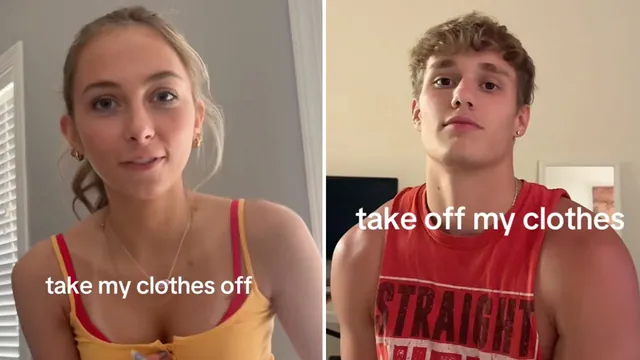 Take My Clothes Off meme card
