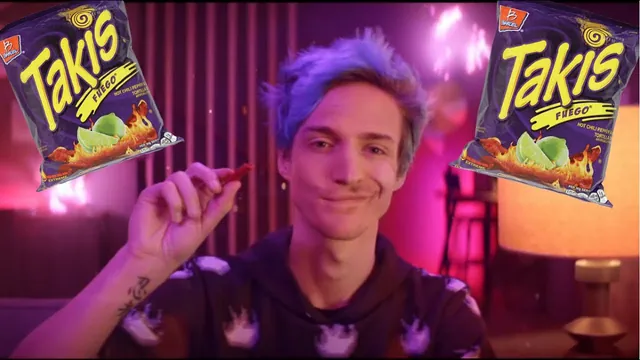 "Takis Are Seriously Intense" Ninja, Charli D'Amelio Ads meme card