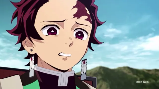 Tanjiro Disgusted Face meme card