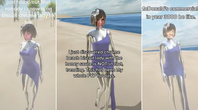 Carte meme « Taste The Biscuit » Song / Chrome Beach Biscuit Lady (TikTok)