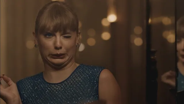 Taylor Swift "Delicate" Music Video meme card