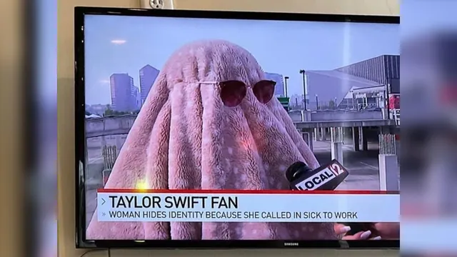 Taylor Swift Fan Hides Identity Because She Called In Sick To Work meme card