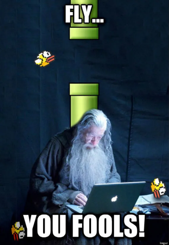 Tech Support Gandalf meme card