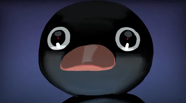 Terrified Noot Noot meme card