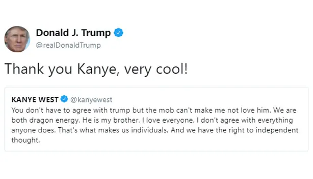 Carte meme Thank You Kanye, Very Cool!