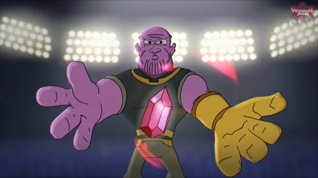 Thanos Beatbox / Cartoon Beatbox Battles meme card