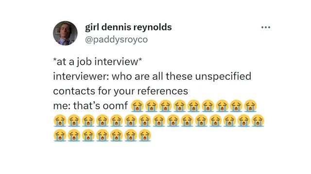 That's Oomf 😭😭😭 meme card