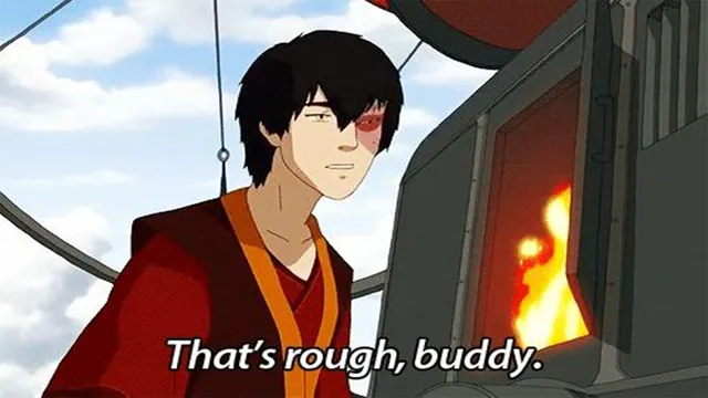 That's Rough, Buddy meme card