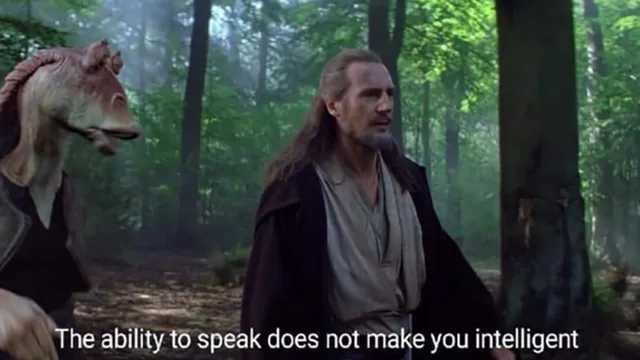 Carte meme The Ability To Speak Does Not Make You Intelligent