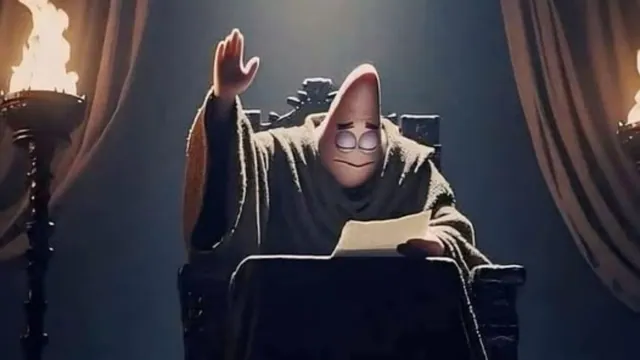 The Council Has Decided / Patrick Hand Raise meme card