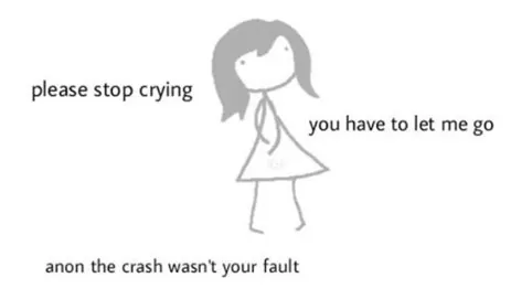 Carte meme The Crash Wasn’t Your Fault