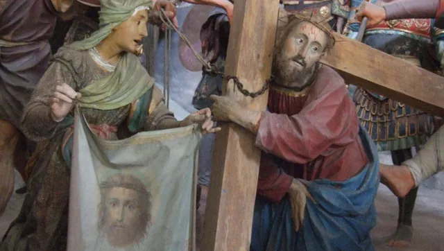 The Crucifixion Hustler meme card