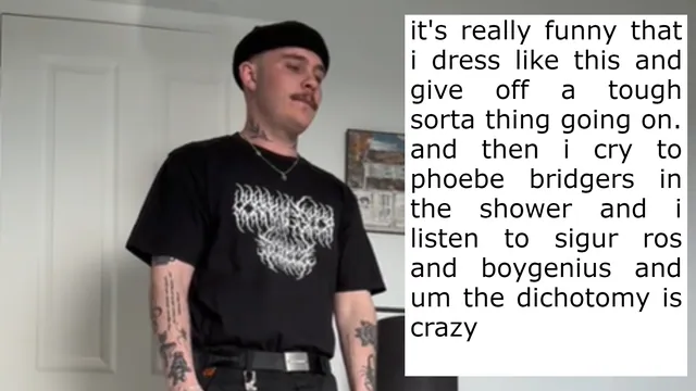 The Dichotomy Is Crazy / Sam Wilmot "Tough Guy" Video meme card