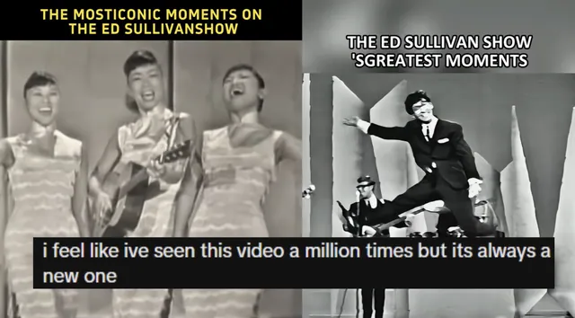 The Ed Sullivan Show's Greatest Moments meme card