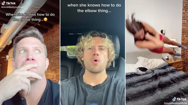 The Elbow Thing meme card