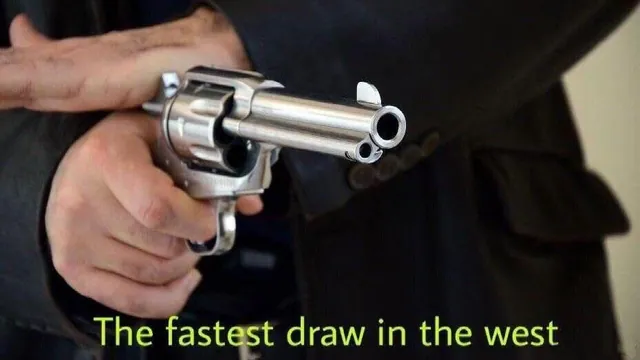 The Fastest Draw in the West meme card