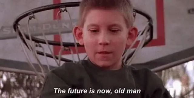 The Future Is Now, Old Man meme card