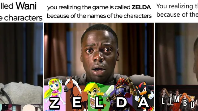 Carte meme The Game Is Called X Because of the Name of the Characters