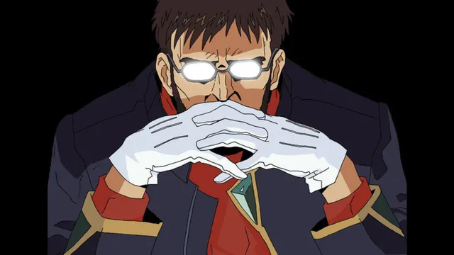 The Gendo Pose meme card