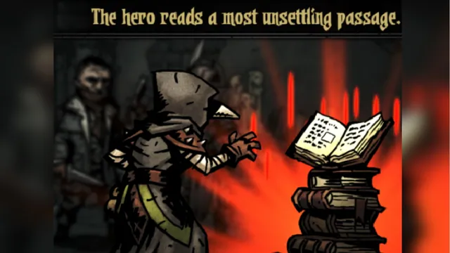The Hero Reads a Most Unsettling Passage meme card