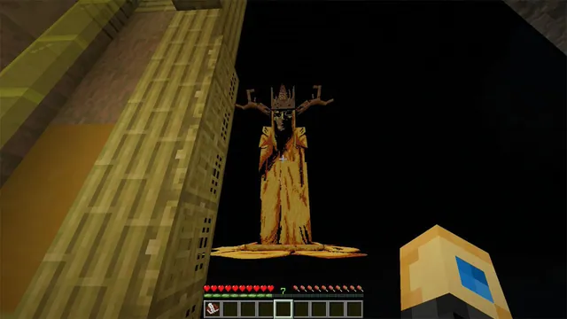 Carte meme « The King in Yellow » Minecraft ARG