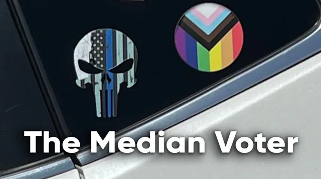 The Median Voter meme card