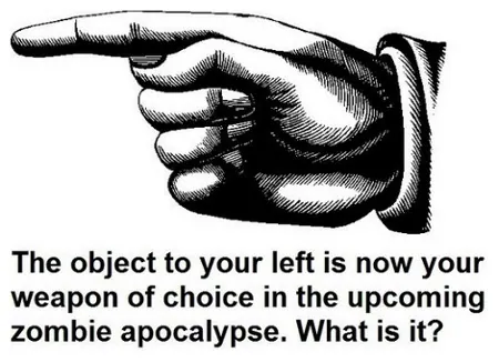The Object To Your Left meme card