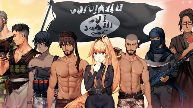 The Super Patriotic Dating Simulator meme card