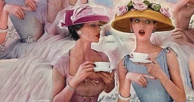 The Tea meme card