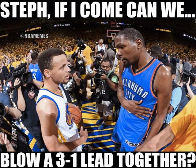 Carte meme The Warriors Blew a 3-1 Lead
