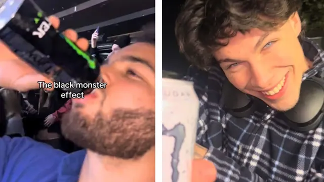 The White Monster Effect meme card