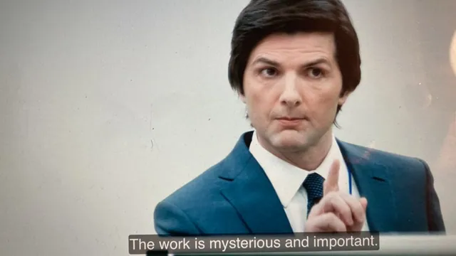 Carte meme The Work Is Mysterious and Important