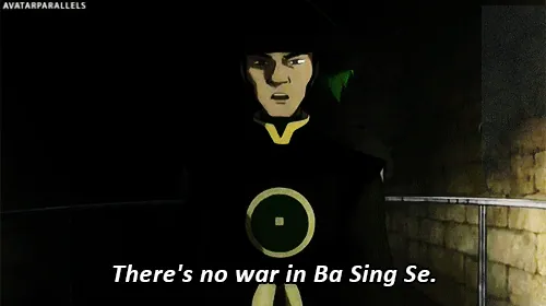 Carte meme There is No War in Ba Sing Se
