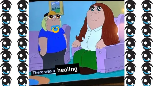 There Was A Healing meme card