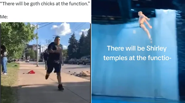 There Will Be X At The Function meme card