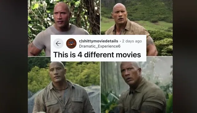 Carte meme These Are Four Different Movies