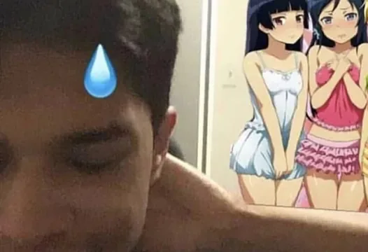 They Caught Me Peeping In Their Room meme card