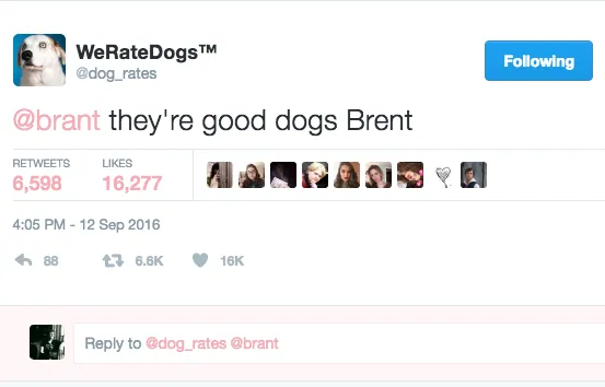 They're Good Dogs Brent meme card