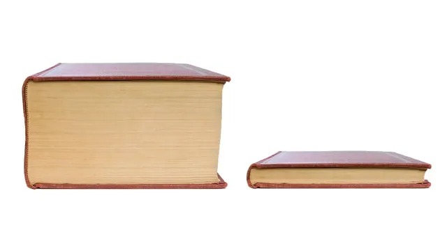 Carte meme Thick Book vs. Thin Book