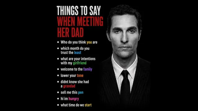 Things To Say meme card