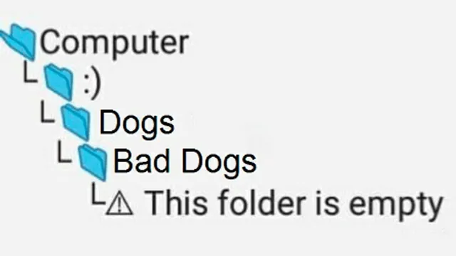 Carte meme This Folder Is Empty