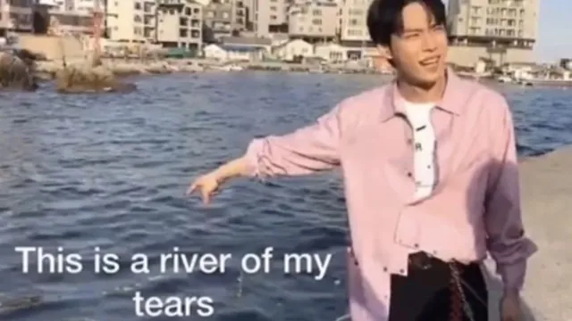 This Is a River of My Tears meme card