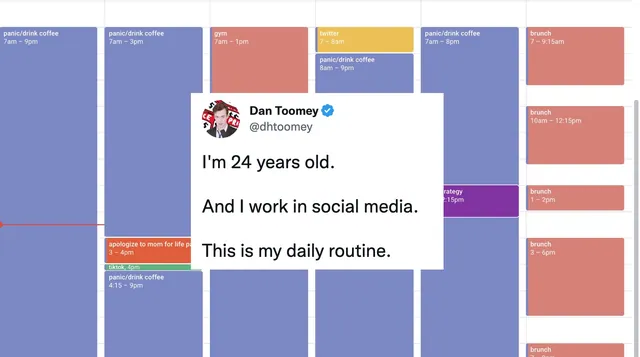 This Is My Daily Routine meme card