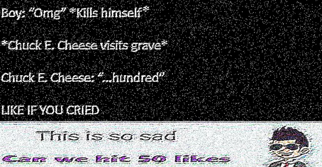 This Is So Sad meme card