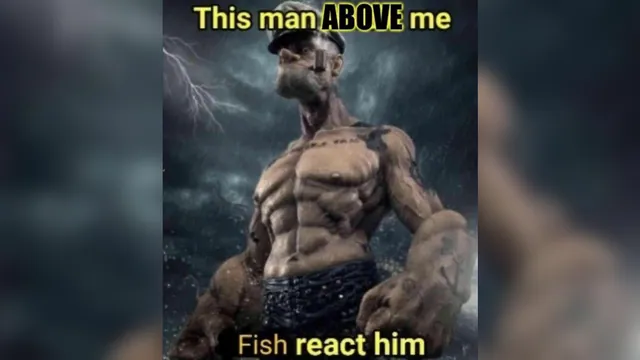 Carte meme This Man, Fish React Him