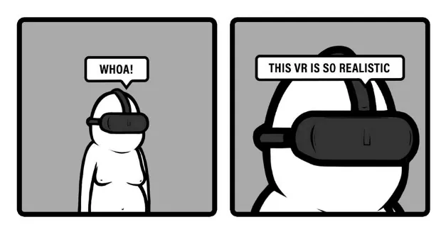 Carte meme This VR Is So Realistic