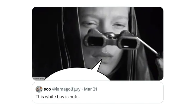 Carte meme This White Boy Is Nuts