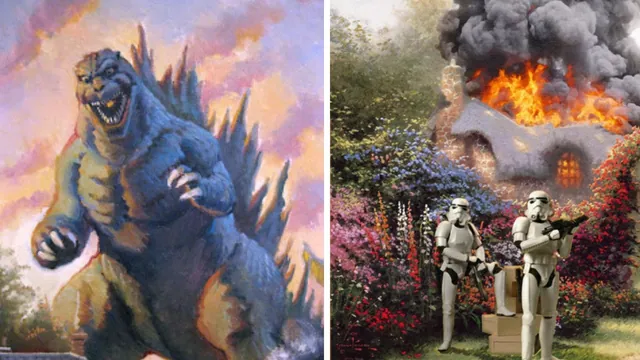Carte meme Thomas Kinkade Painting Parodies