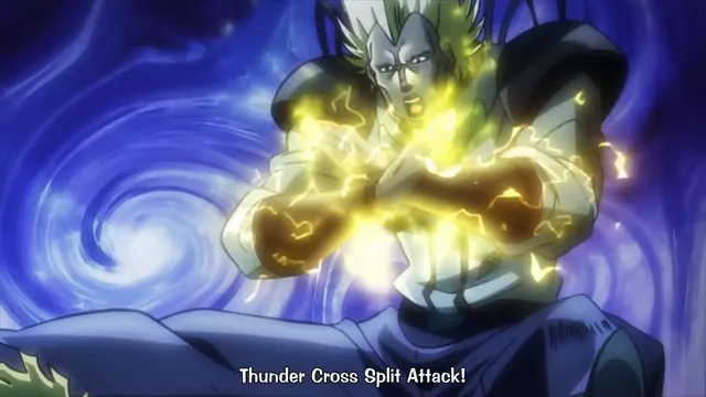 Thunder Cross Split Attack meme card