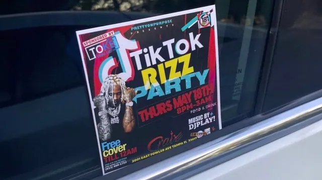 TikTok Rizz Party meme card
